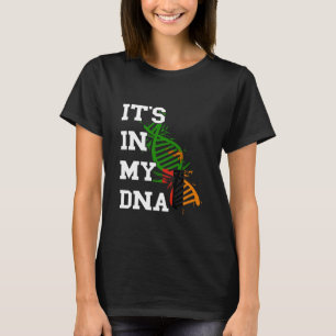 Zambia It's In My DNA Molecule Zambian Pride Zambi T-Shirt