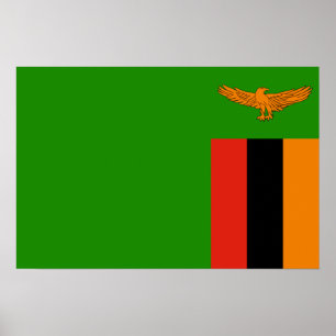 Zambia – Zambian Flag Poster