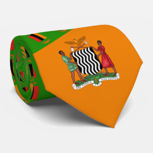 Zambian Flag & Coat of Arms, Flag of Zambia Tie