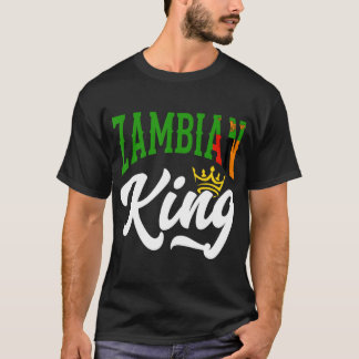 Zambian King Zambia Zambian Zambia Flag T-Shirt -