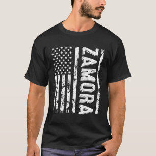 Zamora Last Name Surname Team Zamora Family Reunio T-Shirt