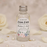 zamzam water nikah muslim wedding favour floral