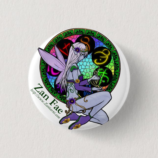 Zan Fae (#5) 3 Cm Round Badge (Front)