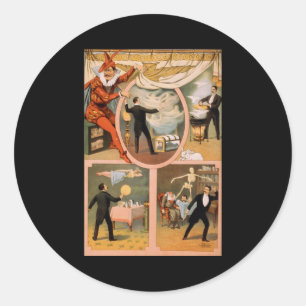 Zan Zig Classic Round Sticker