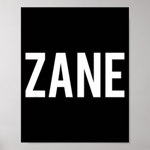 Zane Poster