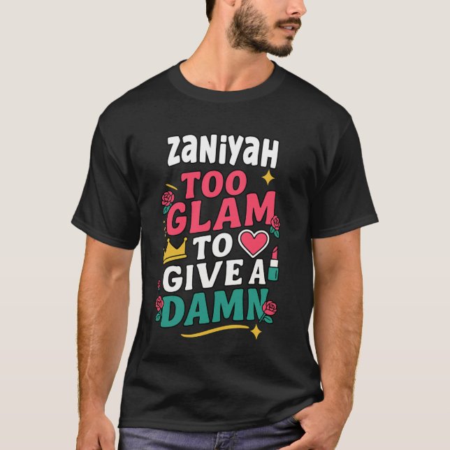 ZANIYAH Personalized Women's Gift Custom ZANIYAH T-Shirt (Front)