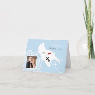 Zante Wedding Destination Invitation