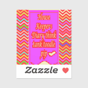  ZANY ART DESIGN WITH HOUSEKEEPER WORDS