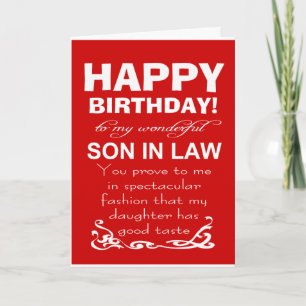 zany birthday son in law card