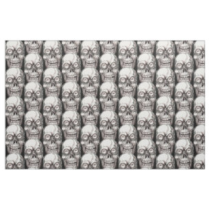 ZANY SKULL PRINT FABRIC