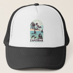 Zanzibar Africa Vintage Trucker Hat