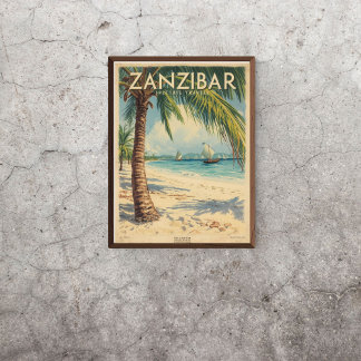 Zanzibar Breeze – Vintage East Africa Poster
