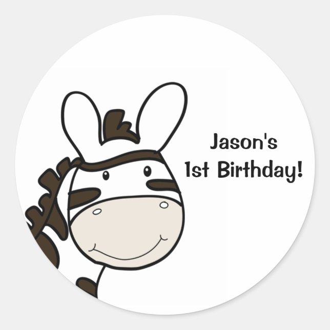 Zanzibar Jungle Crew ZEBRA Custom Sticker (Front)