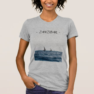 ZANZIBAR sailboats T Shirt (Women's)