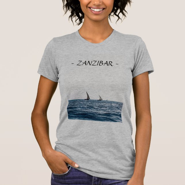 ZANZIBAR sailboats T Shirt (Women's) (Front)