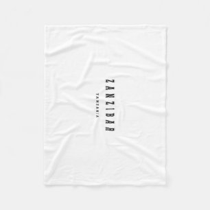 Zanzibar Tanzania Fleece Blanket