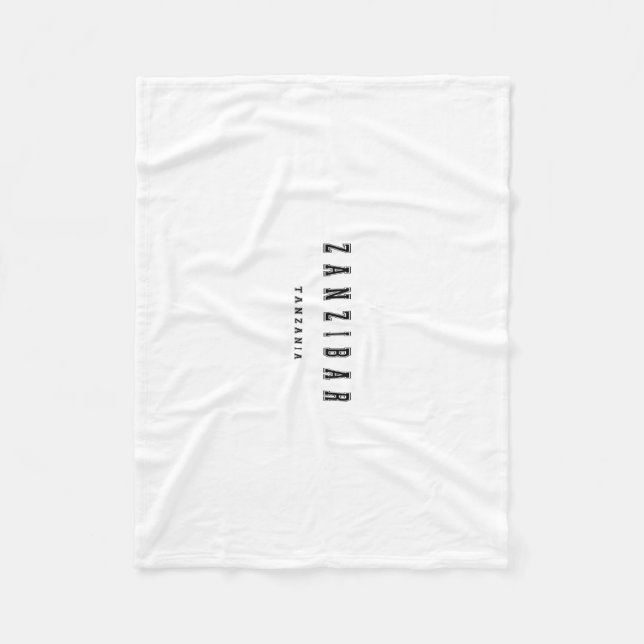 Zanzibar Tanzania Fleece Blanket (Front)