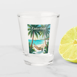 Zanzibar Tanzania Shot Glass
