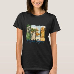 Zanzibar Tanzania Traveling Trip Brushstroke Souve T-Shirt