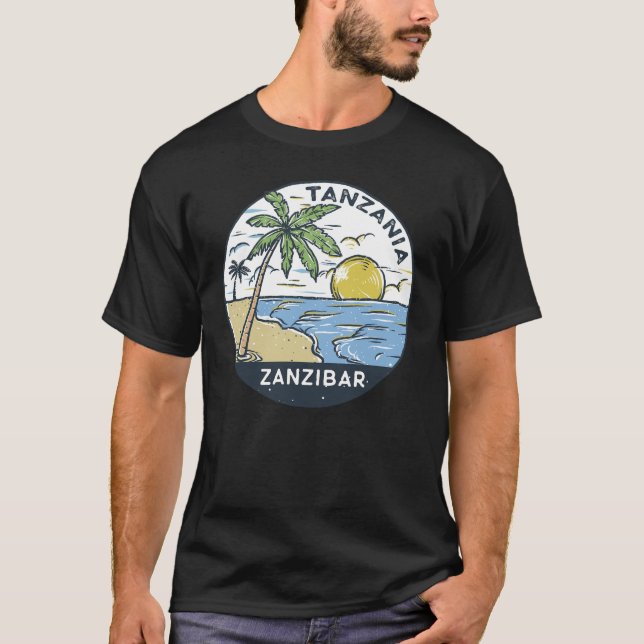 Zanzibar Tanzania Vintage T-Shirt (Front)