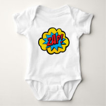 Zap! Comic Book Baby Bodysuit