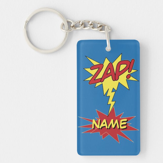 ZAP! custom key chain (Front)