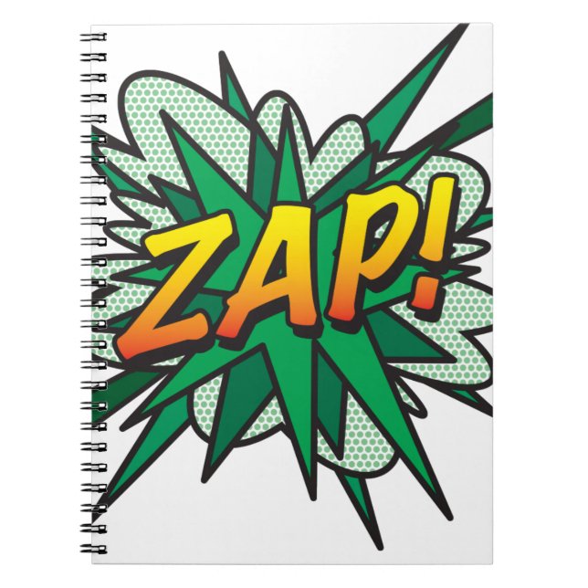 ZAP Fun Retro Comic Book Pop Art (Front)