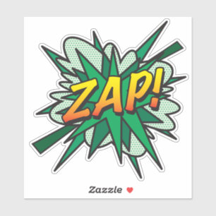 ZAP Fun Retro Comic Book Pop Art