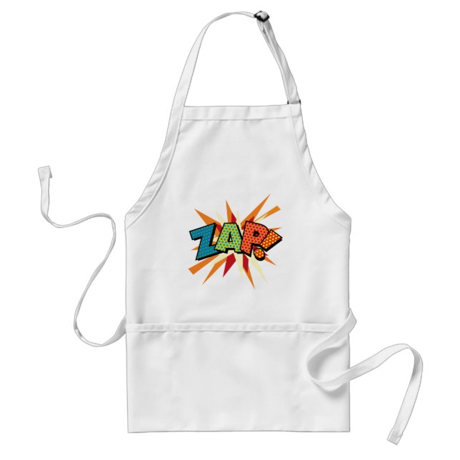 ZAP Fun Retro Comic Book Pop Art Standard Apron (Front)