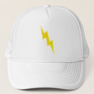 Zap - Yellow Lightning Bolt Trucker Hat