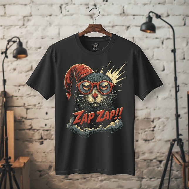 Zap Zap!! Funny Retro Critter Cartoon | Bold Comic T-Shirt (Creator Uploaded)