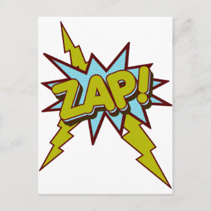 Zap, Zing, Pow! Postcard
