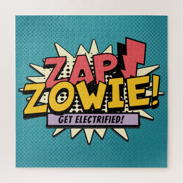 ZAP! ZOWIE! Get Electrified! Jigsaw Puzzle (Vertical)