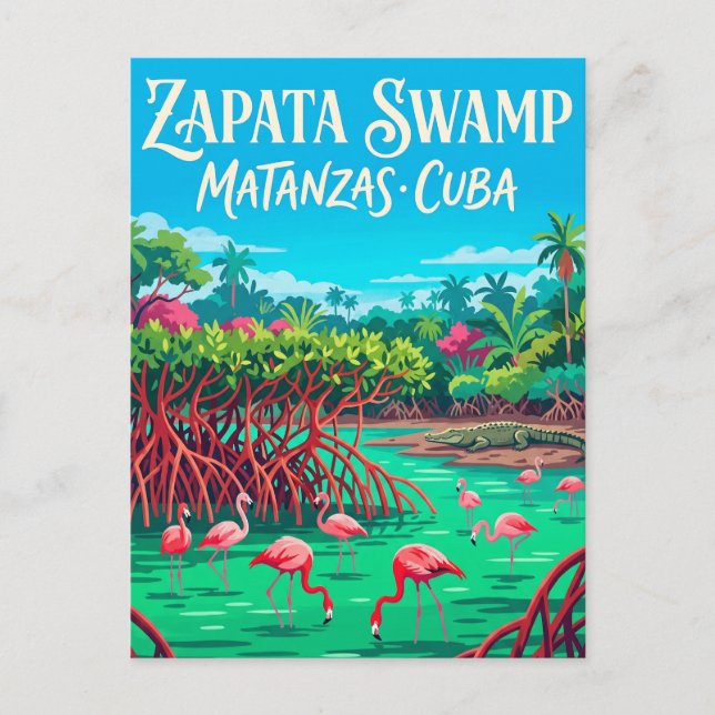 Zapata Swamp Cuba Postcard (Front)