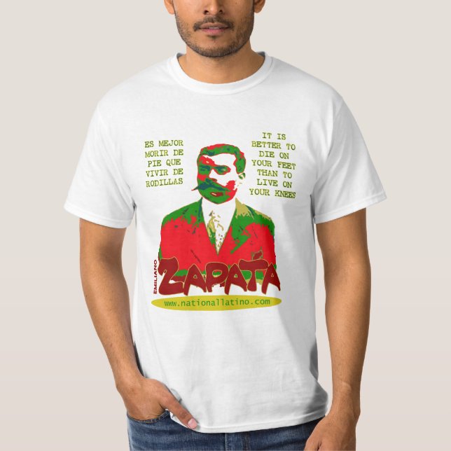 Zapata T-shirt Style 1 (Front)