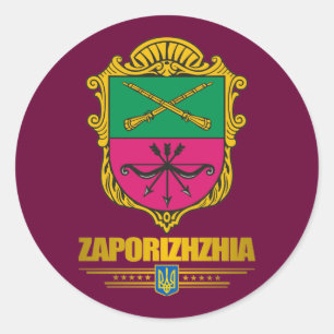 "Zaporizhia (Zaporozhye) COA" Stickers