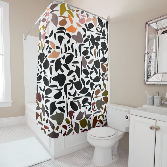 ZAPPWAITS SHOWER SHOWER CURTAIN (In Situ)