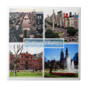 zAR003 BUENOS AIRES, Mosaic, Argentina, Ceramic Tile