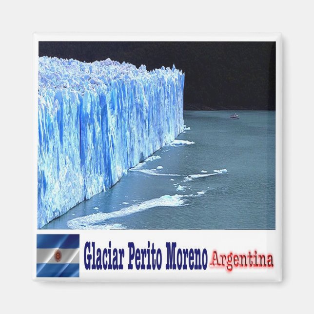 zAR011 PERITO MORENO GLACIER, Santa Cruz, Fridge Magnet (Front)