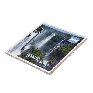 zAR029 IGUAZU FALLS, Argentina, America, Ceramic Tile