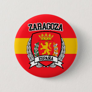 Zaragoza 6 Cm Round Badge