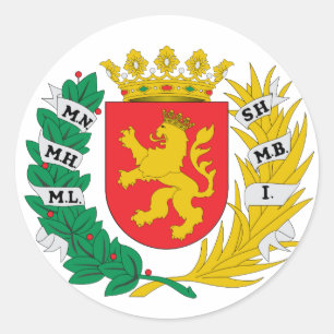 Zaragoza Classic Round Sticker