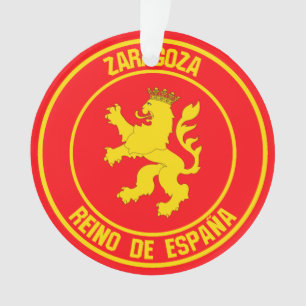 Zaragoza Round Emblem Ornament