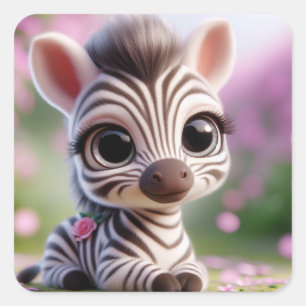 "Zarah" Square Sticker