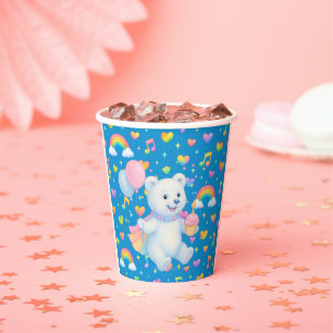 Zarah the Dancing Polar Bear Custom Party Cups