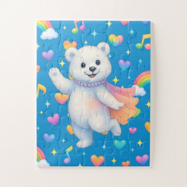 Zarah the Dancing Polar Bear Jigsaw Puzzle (Vertical)