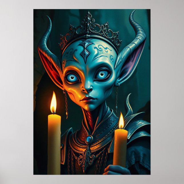 Zarathos the Flame-Ritualist - Dark Fantasy Poster (Front)