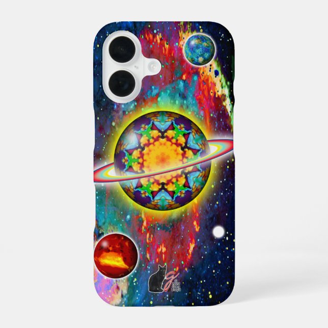 Zargon Orbz iPhone 16 Case (Back)
