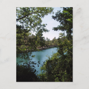 Zaros Lake Postcard