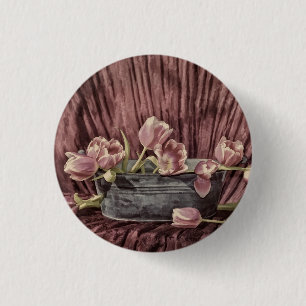 Zarte Tulpen 3 Cm Round Badge